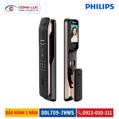 Khóa Cửa Vân Tay Philips DDL709-7HWS